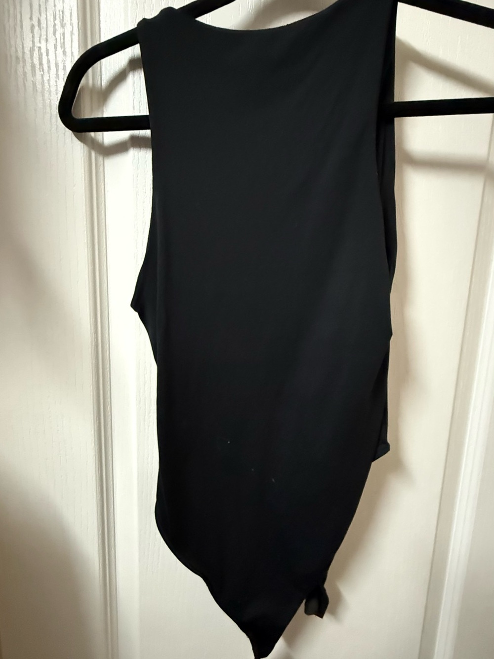 Zara Black Sleeveless High-Neck Bodysuit